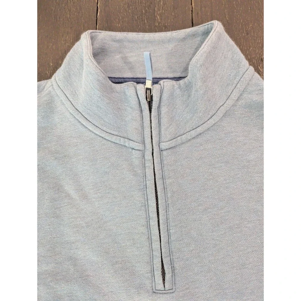 Brooks Brothers Quarter Zip Blue Quarter Zip Thick Mens Size M
